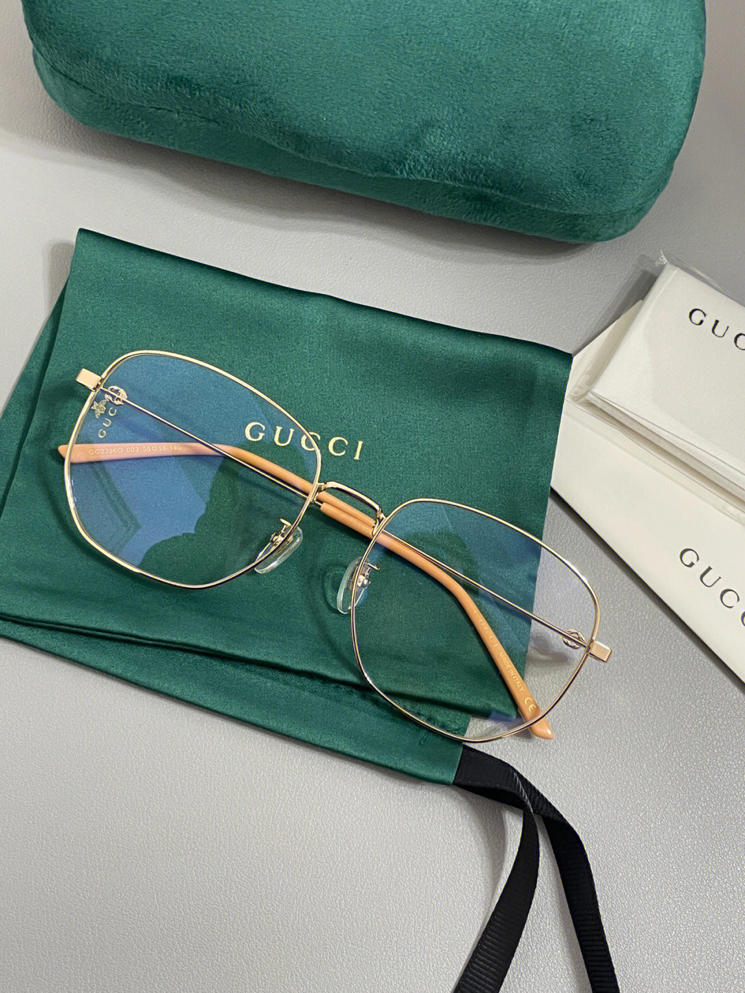 好物分享一副好看又时尚的金属镜框gucci