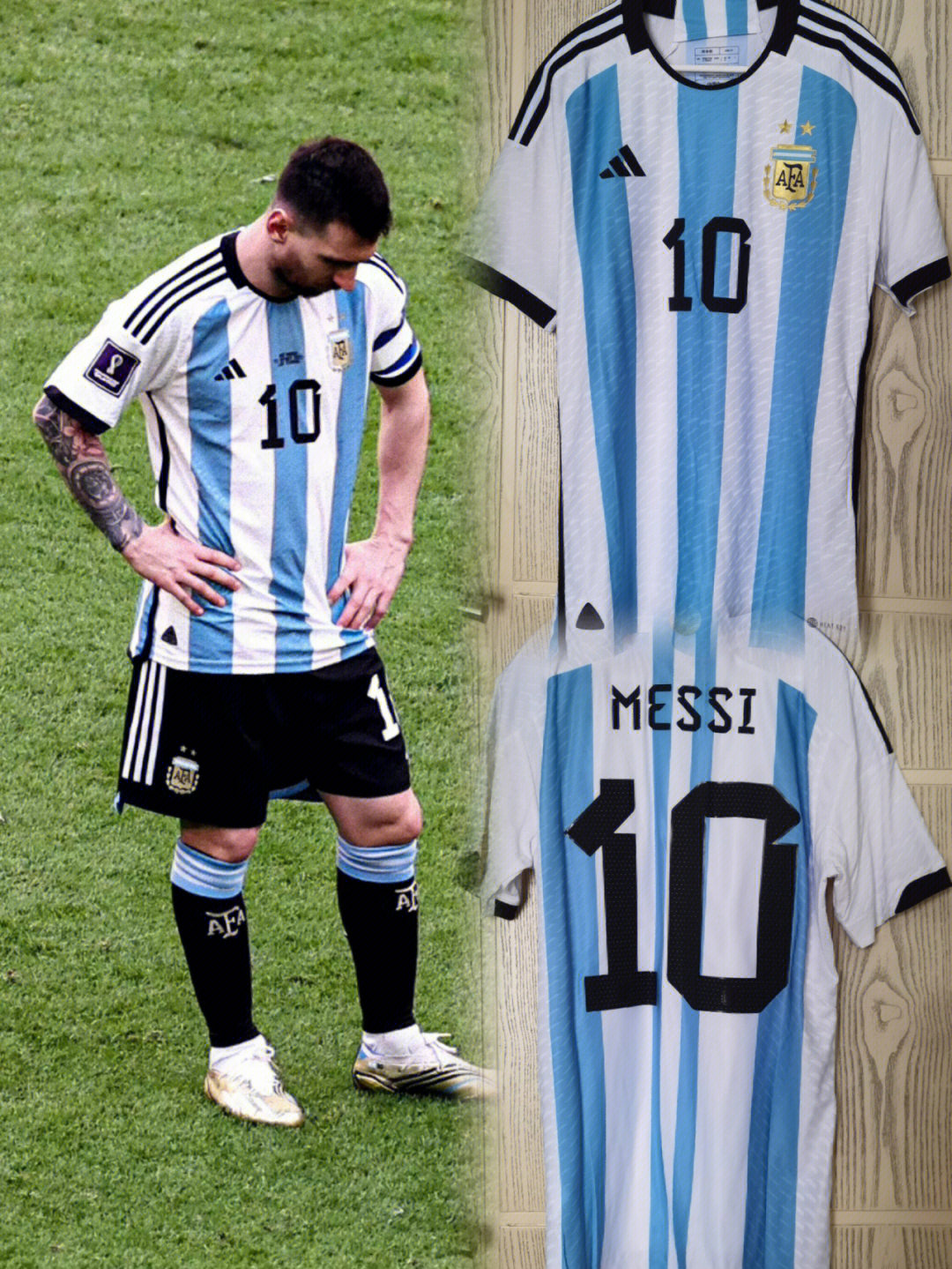 球衣分享→2022年世界杯阿根廷队梅西球衣