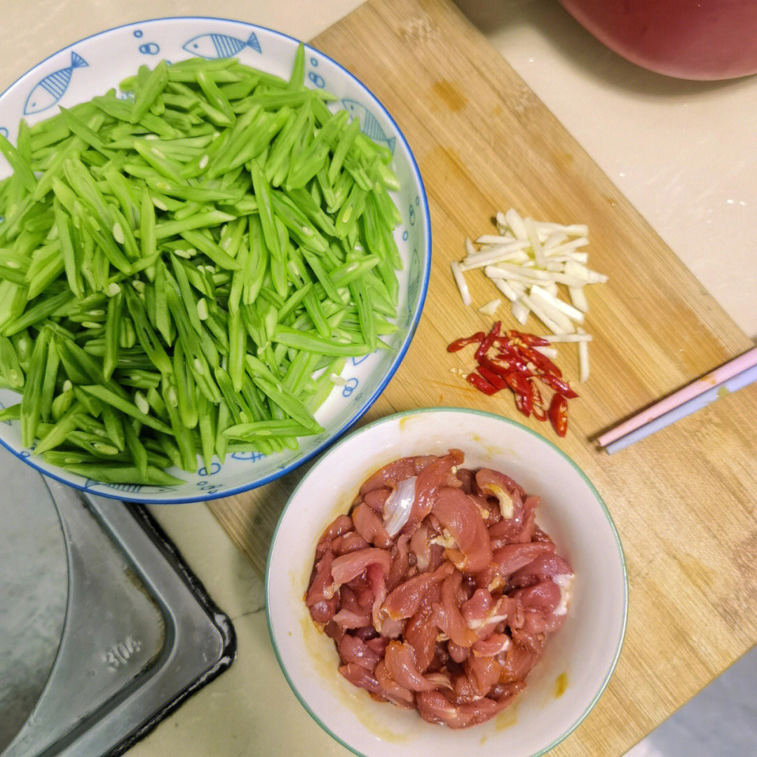 芸豆炒肉丝