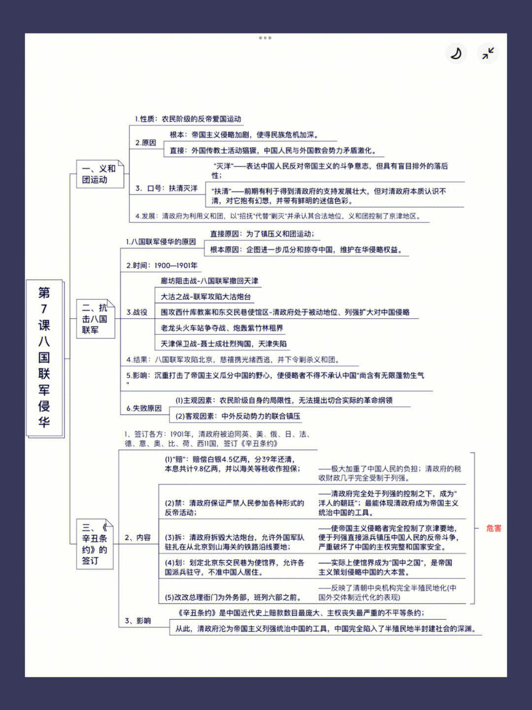 八上历史第7课八国联军侵华