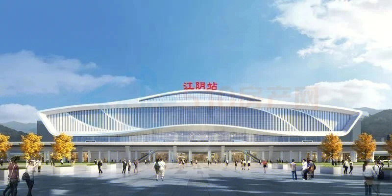 江阴高铁站平面图图片