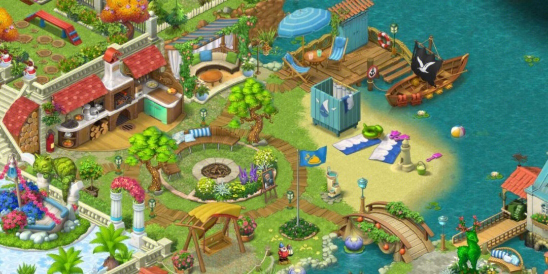 梦幻花园全部区域图图片