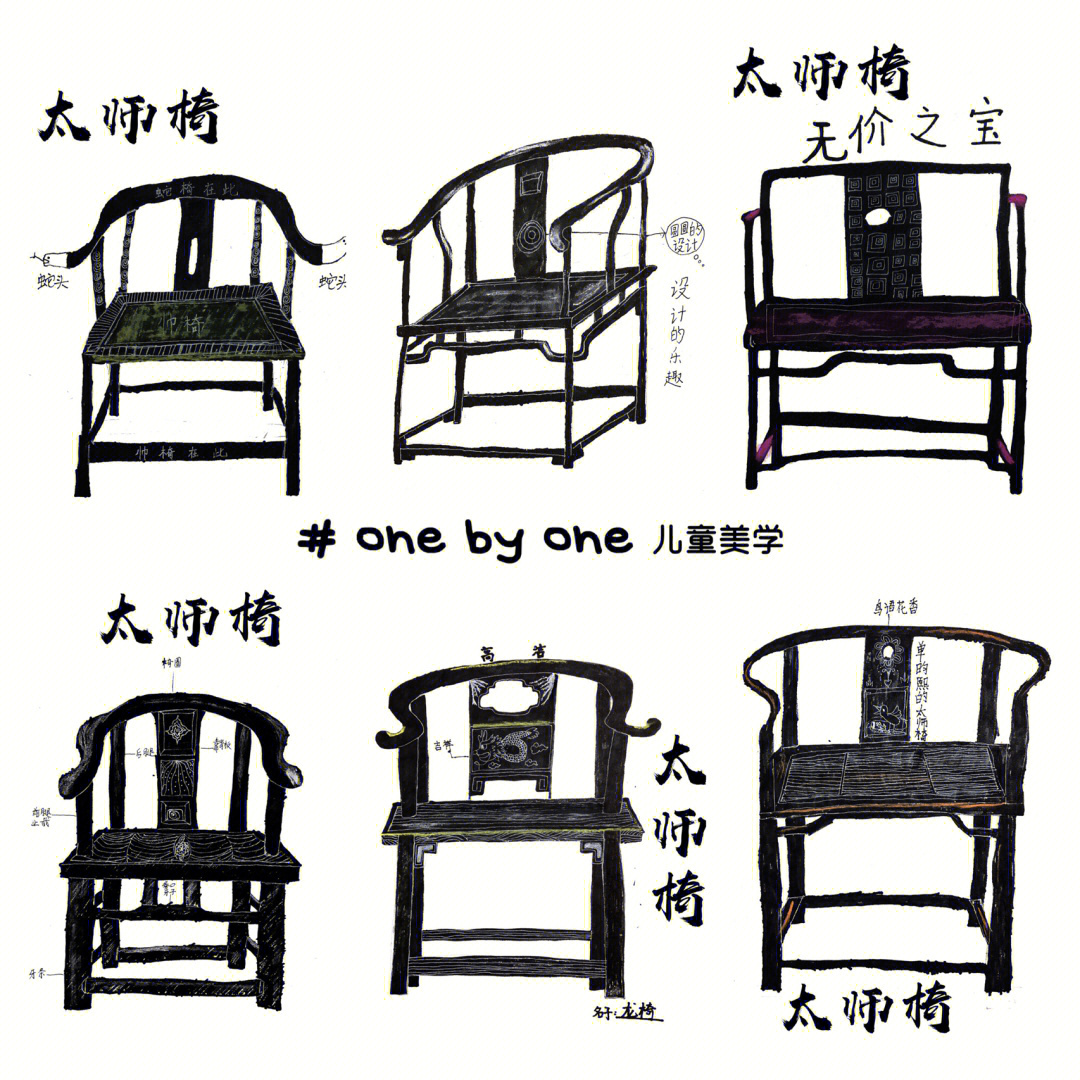 明清五种椅子类型图片