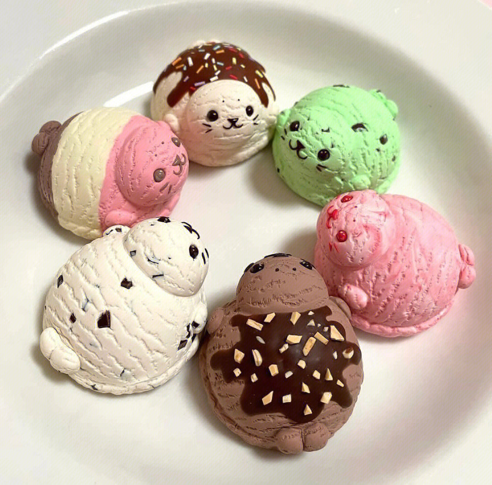 超可爱小海豹造型甜品冰激凌萌翻天啦07
