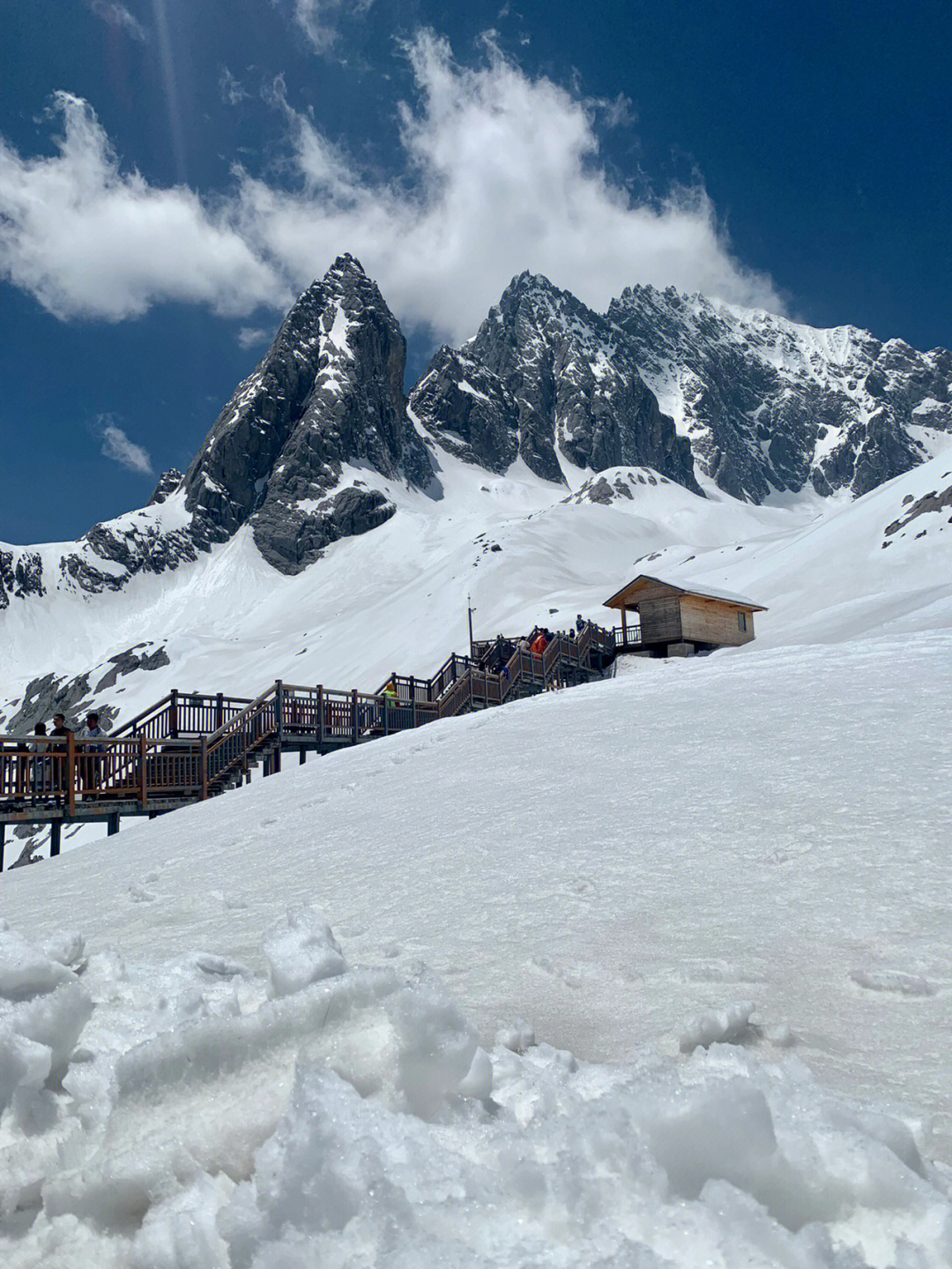 玉龙雪山真实图片