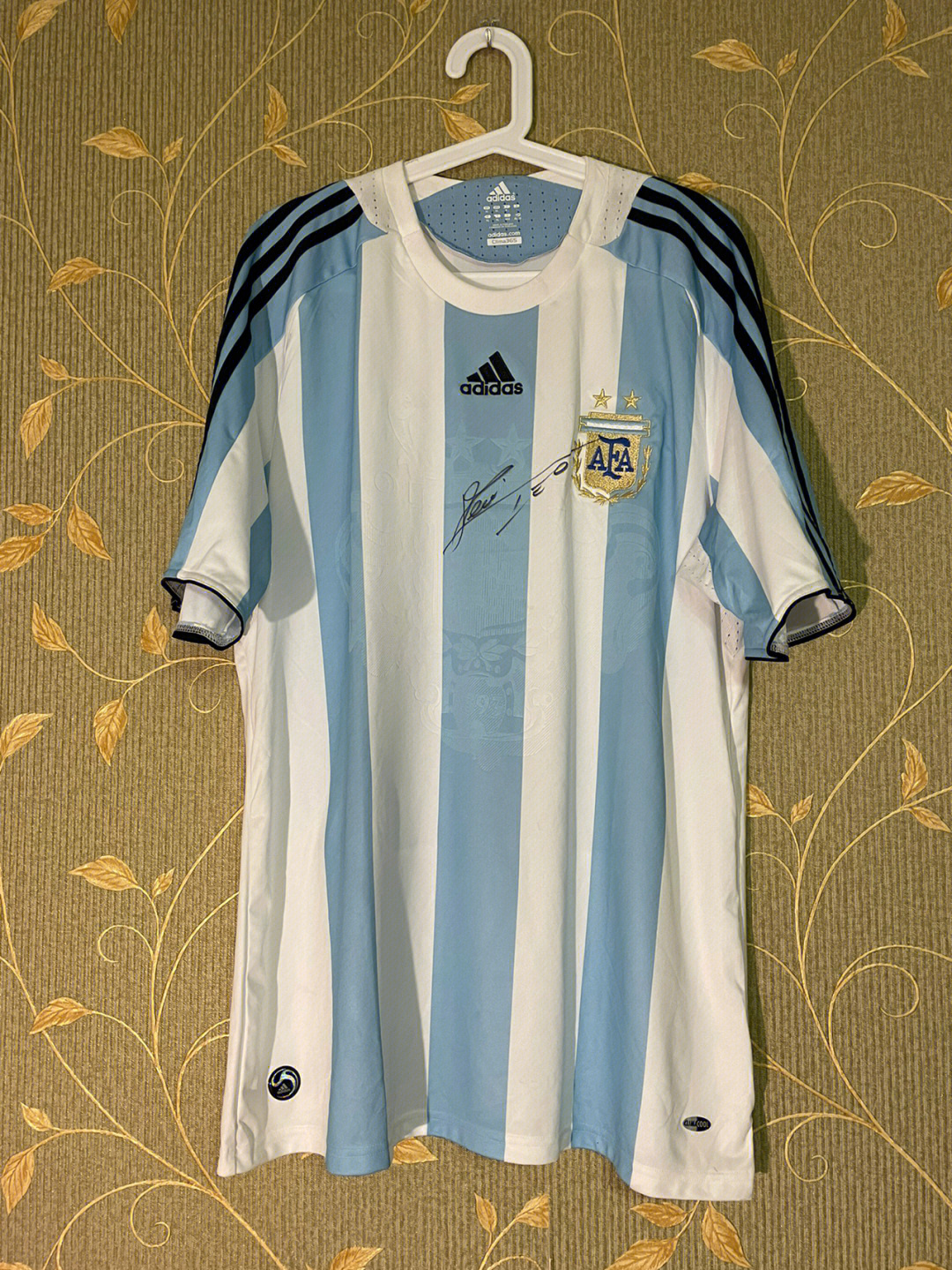 2008年阿根廷梅西签名球衫