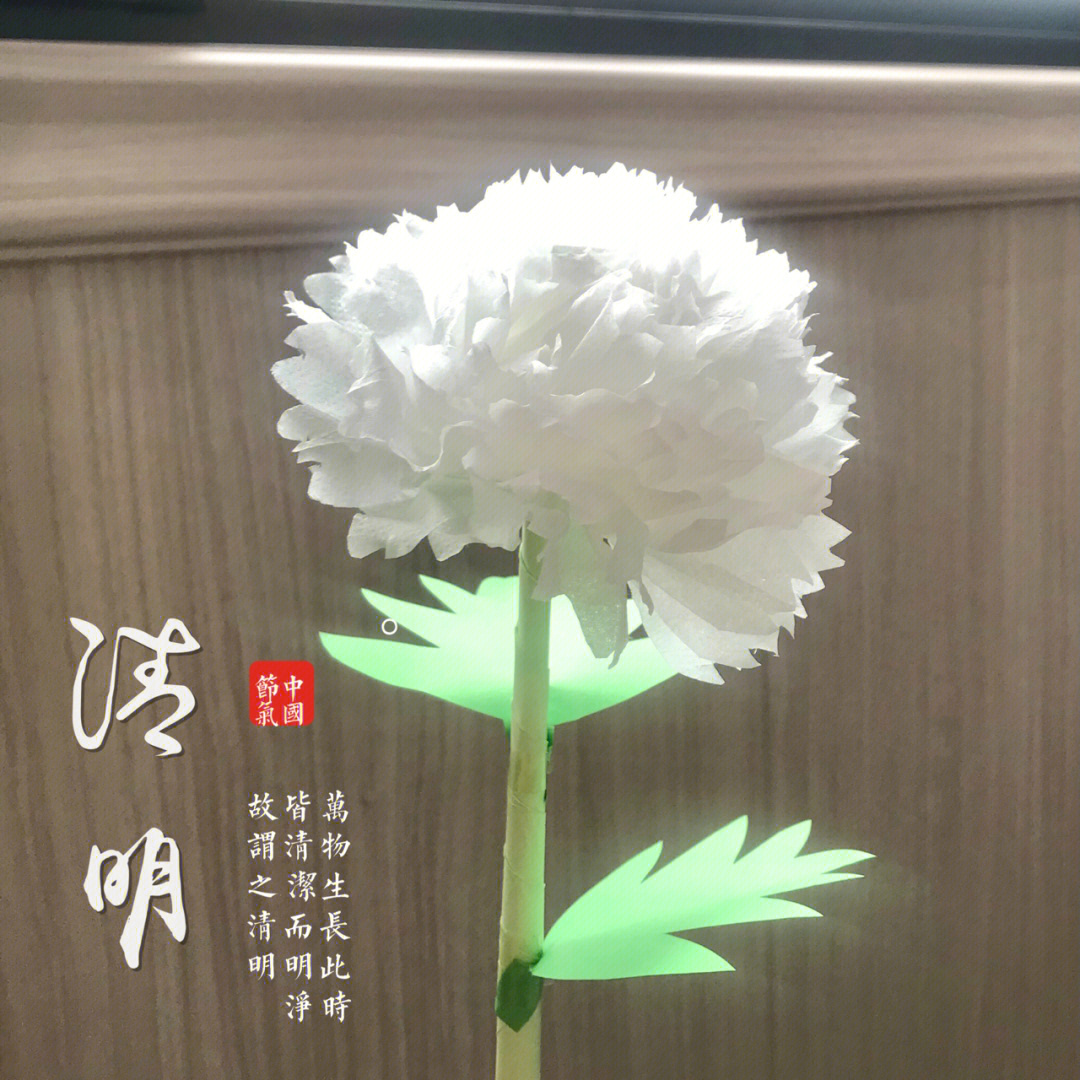 手工纸白花怎么做图片