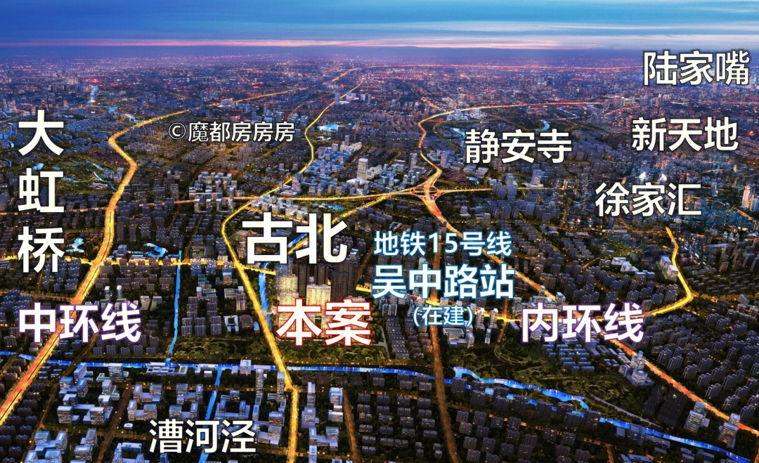 上海古北中央公园风水图片