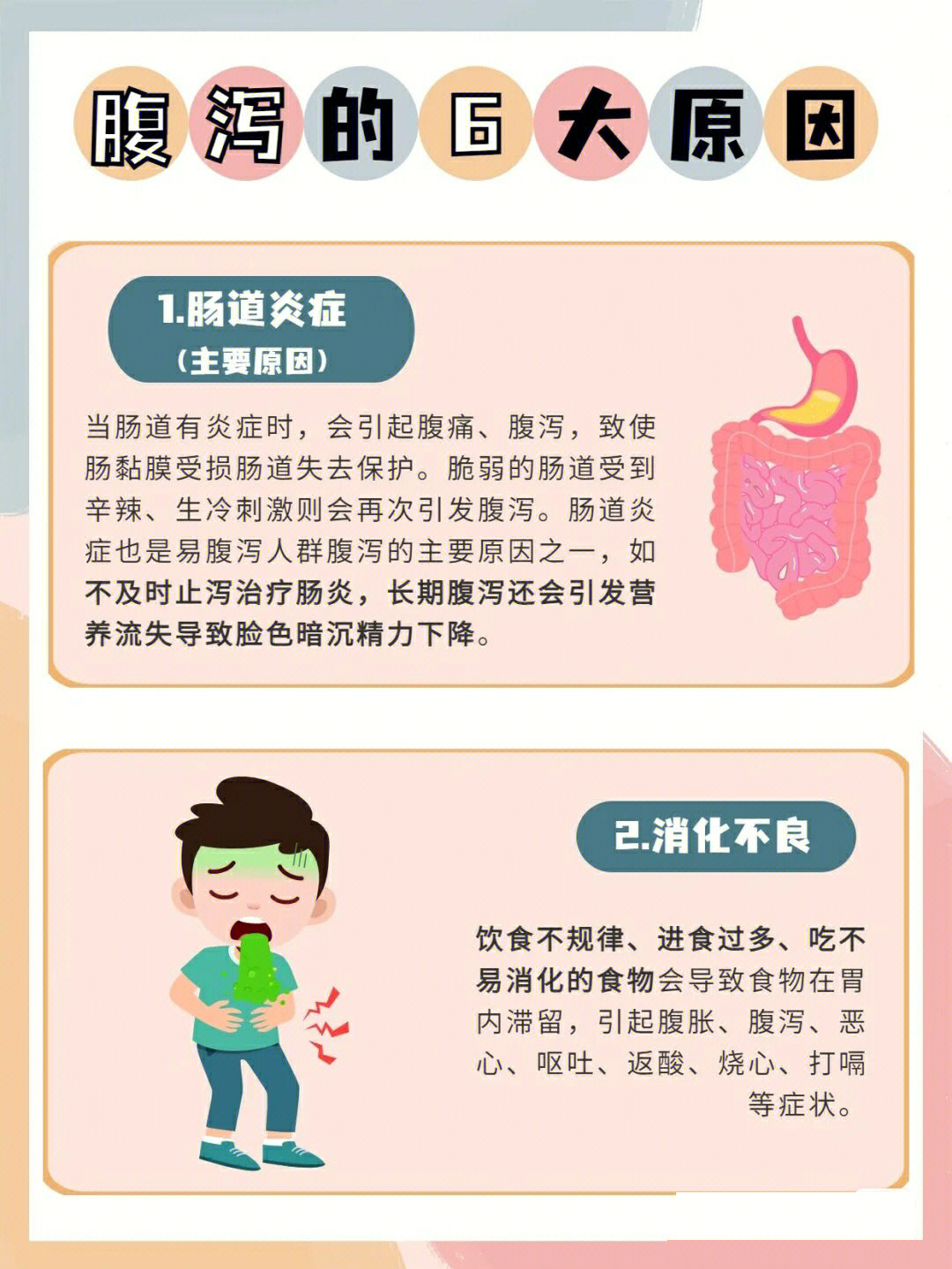 拉肚子原因图片