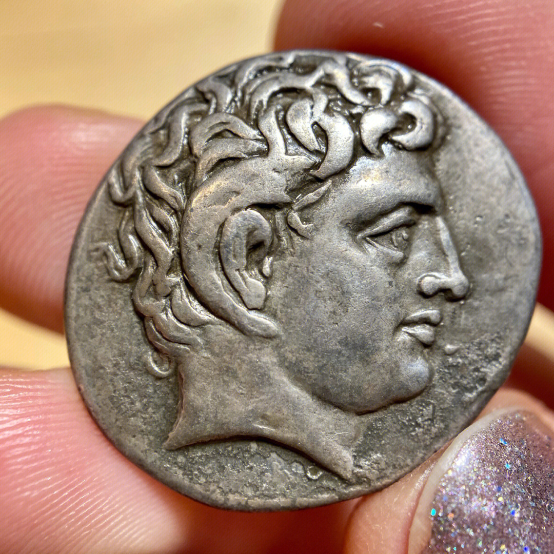 古希腊昔兰尼双德拉克马银币