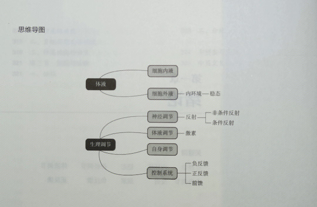 生理学思维导图第二章图片