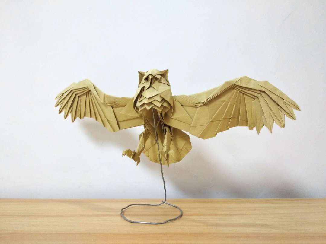 神谷猫头鹰折纸图片