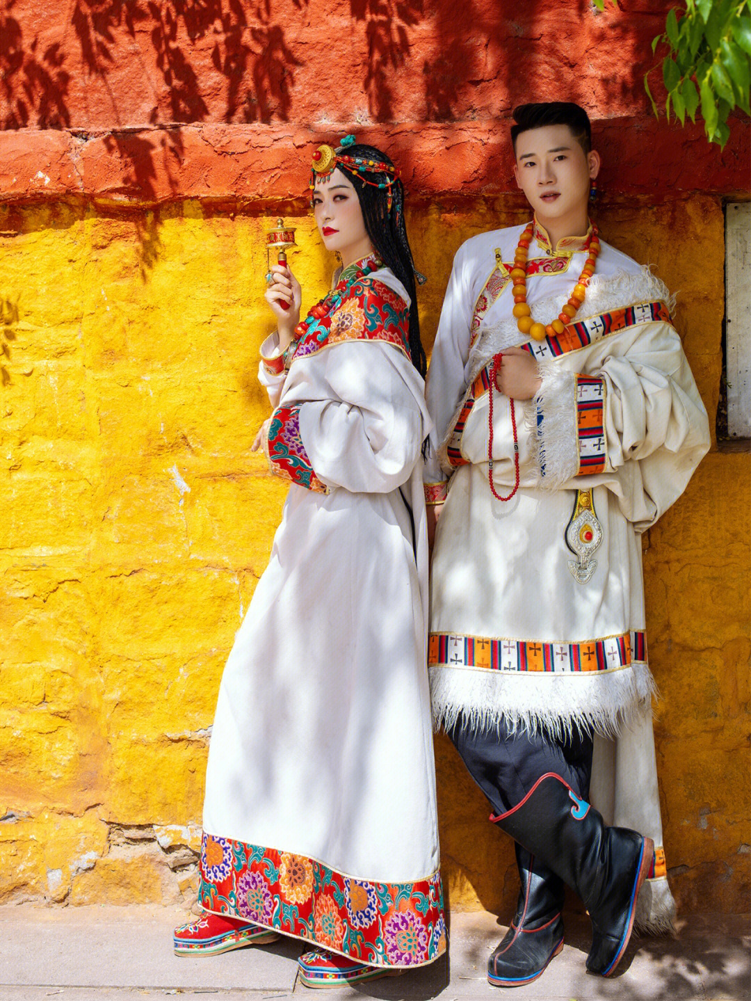 藏服写真来西藏一定要拍情侣写真
