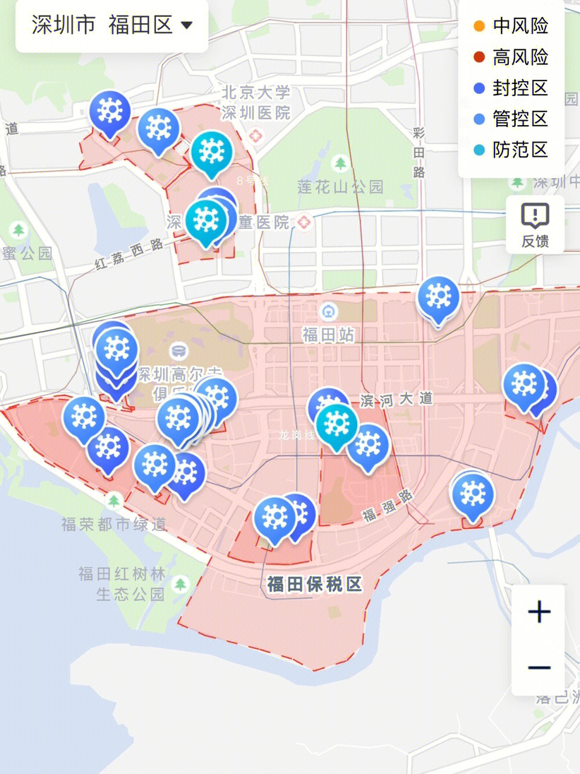 深圳战疫地图图片