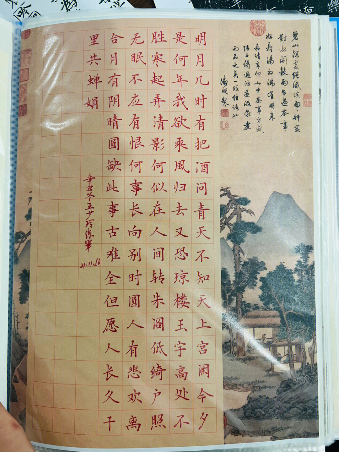 书法#练字#坚持 回头看看去年写的字,有点不忍直视辛丑冬vs壬寅