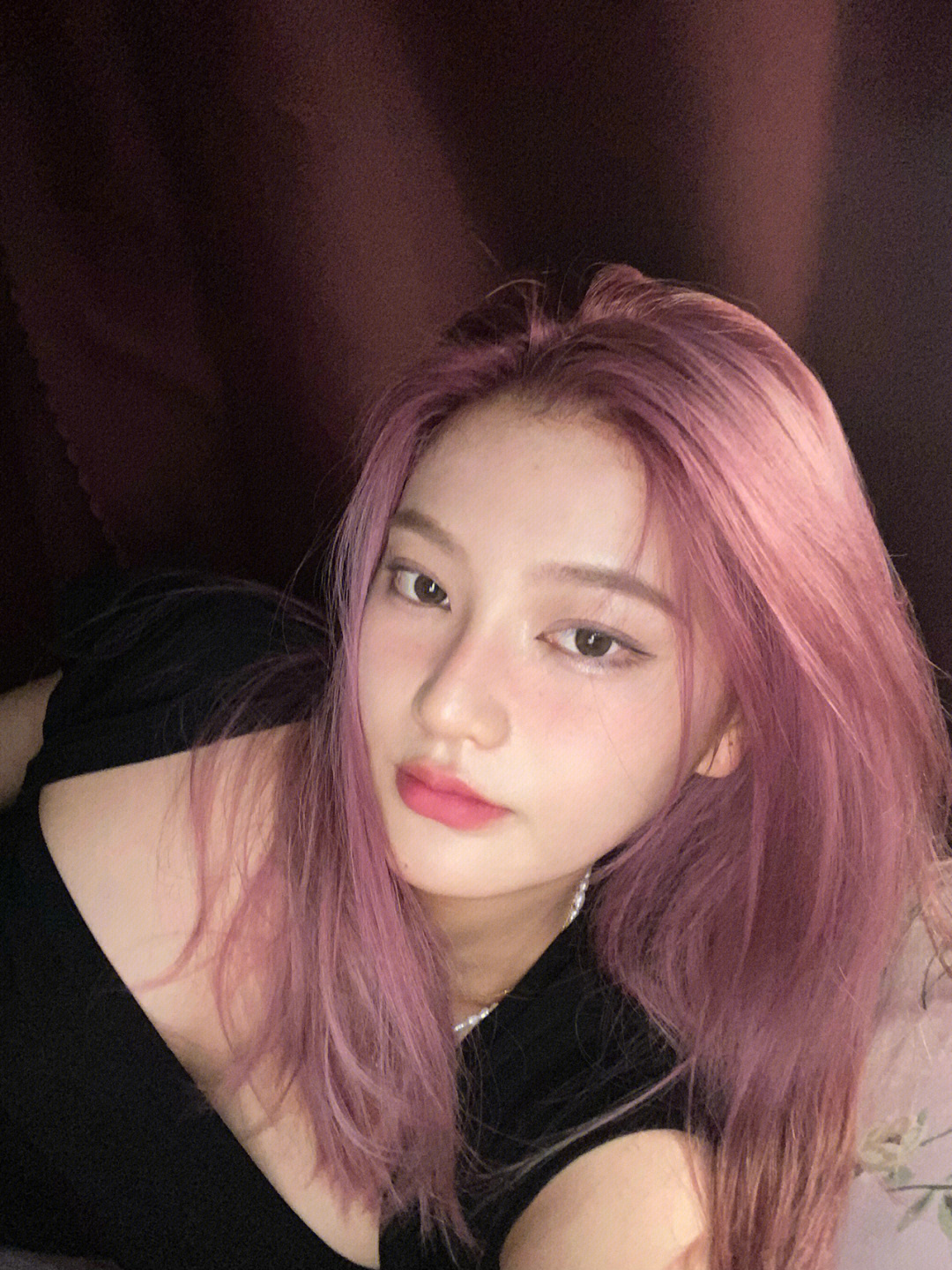 粉紫色头发