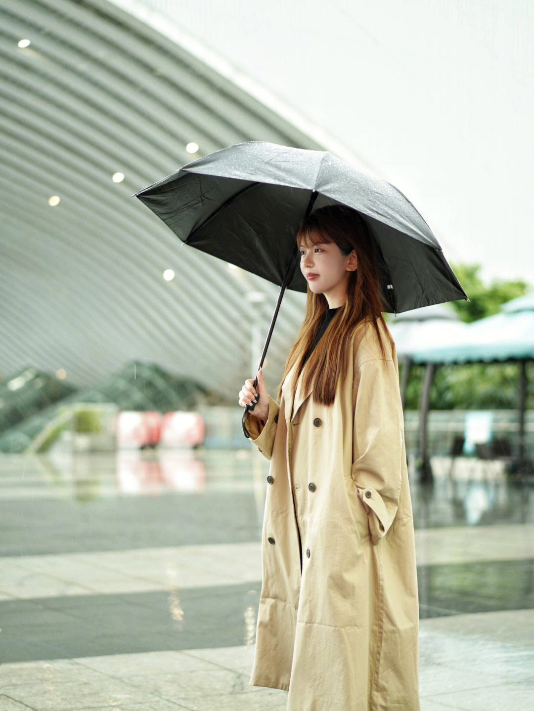 每个女孩都必备遮雨挡风的风衣