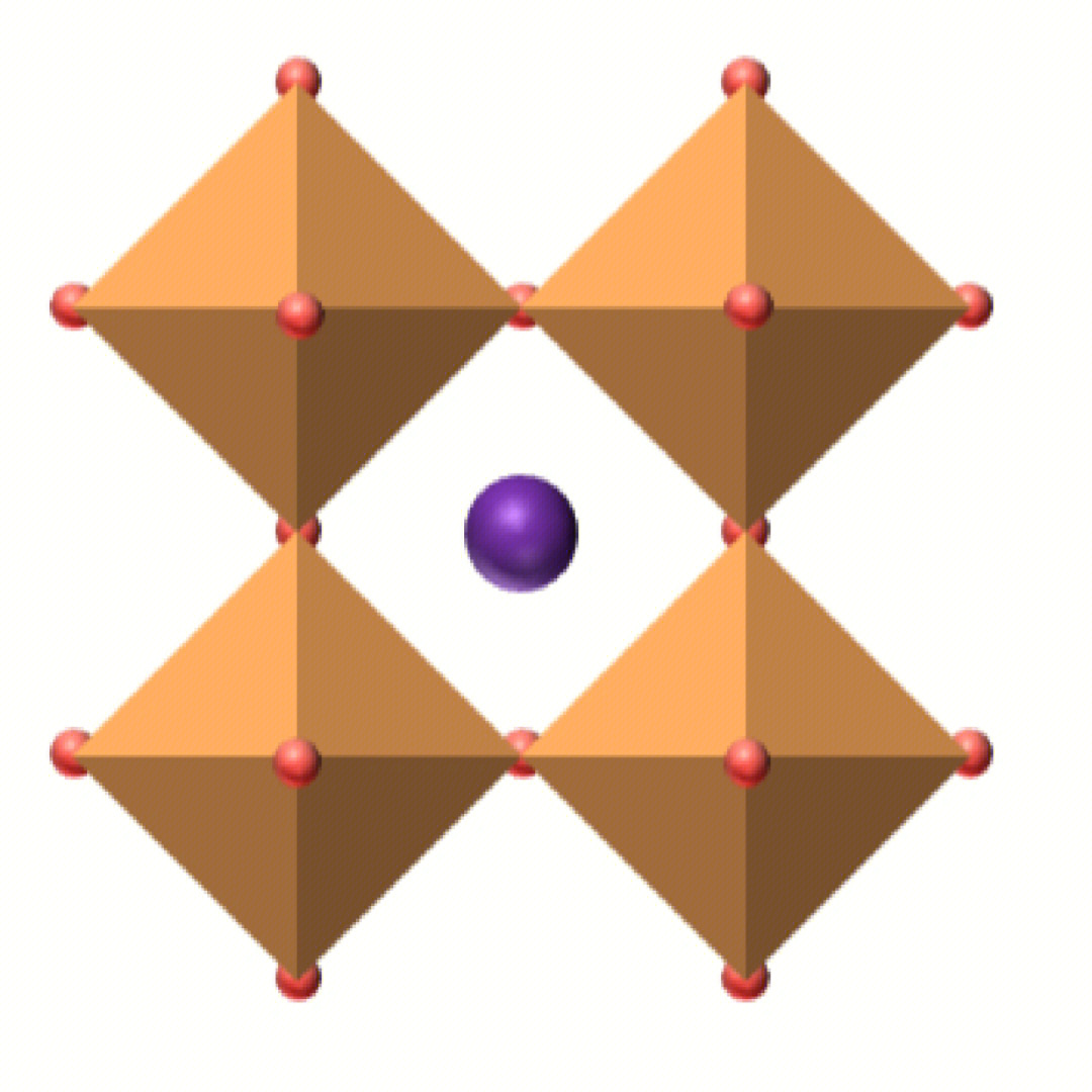 钙钛矿结构的晶胞图图片