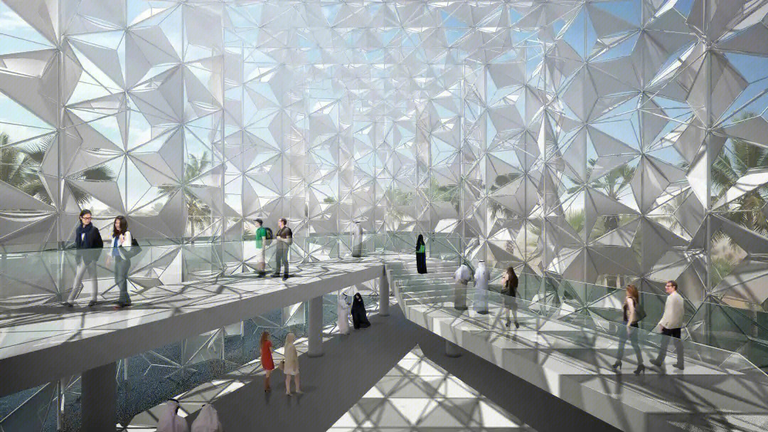 迪拜世博会日本馆呈现纸质建筑