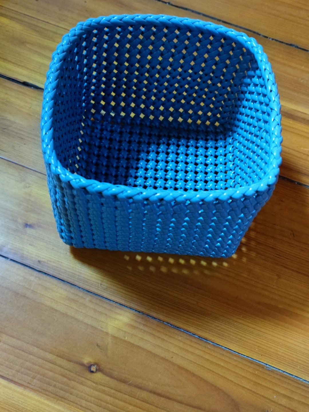 塑料条编筐的编织方法图片