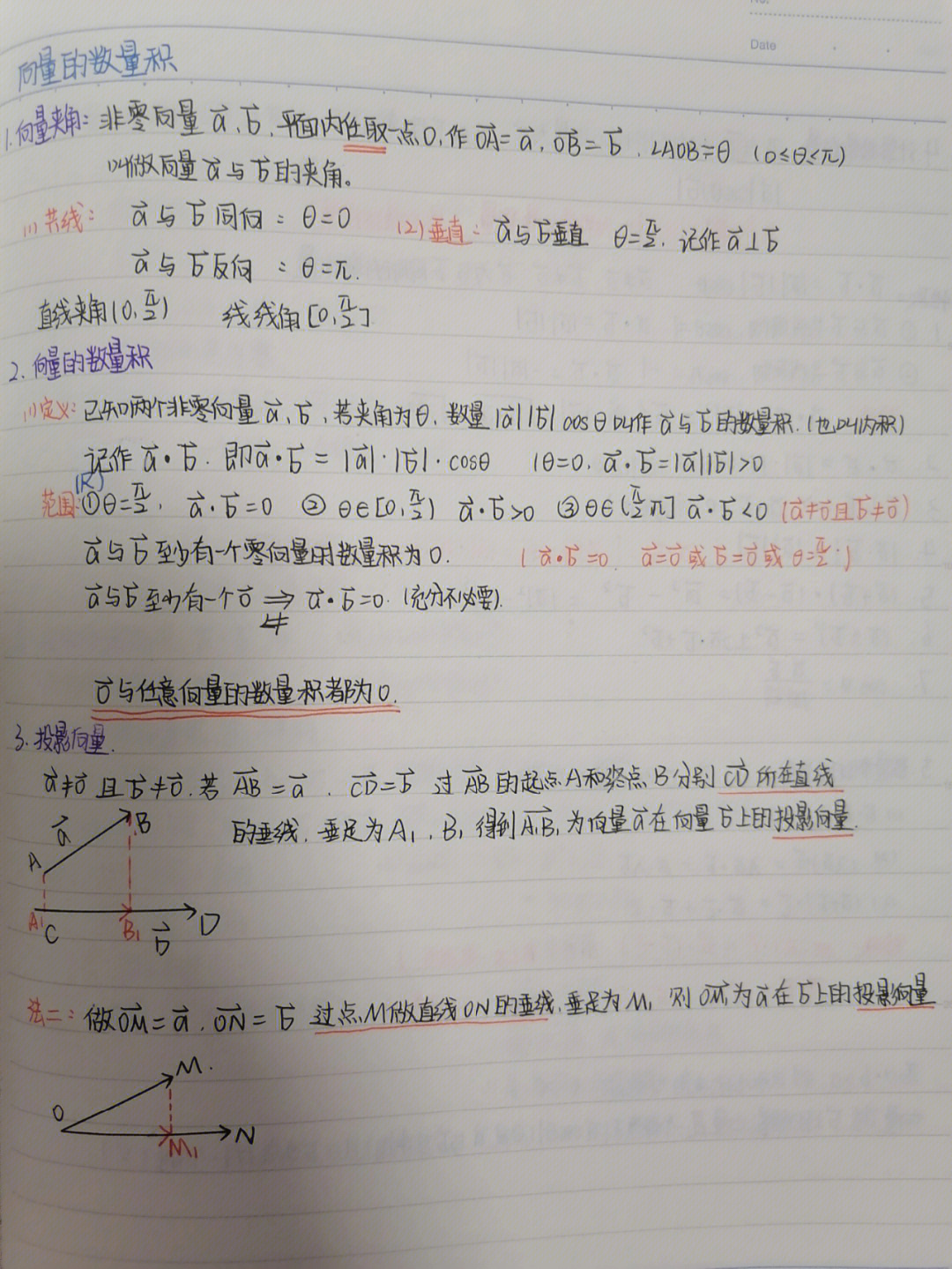 高一下学期数学笔记