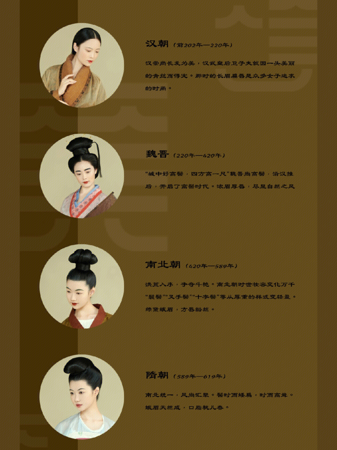 中国古代女性妆发简史