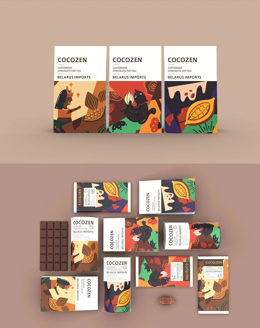 巧克力包装设计理念图片