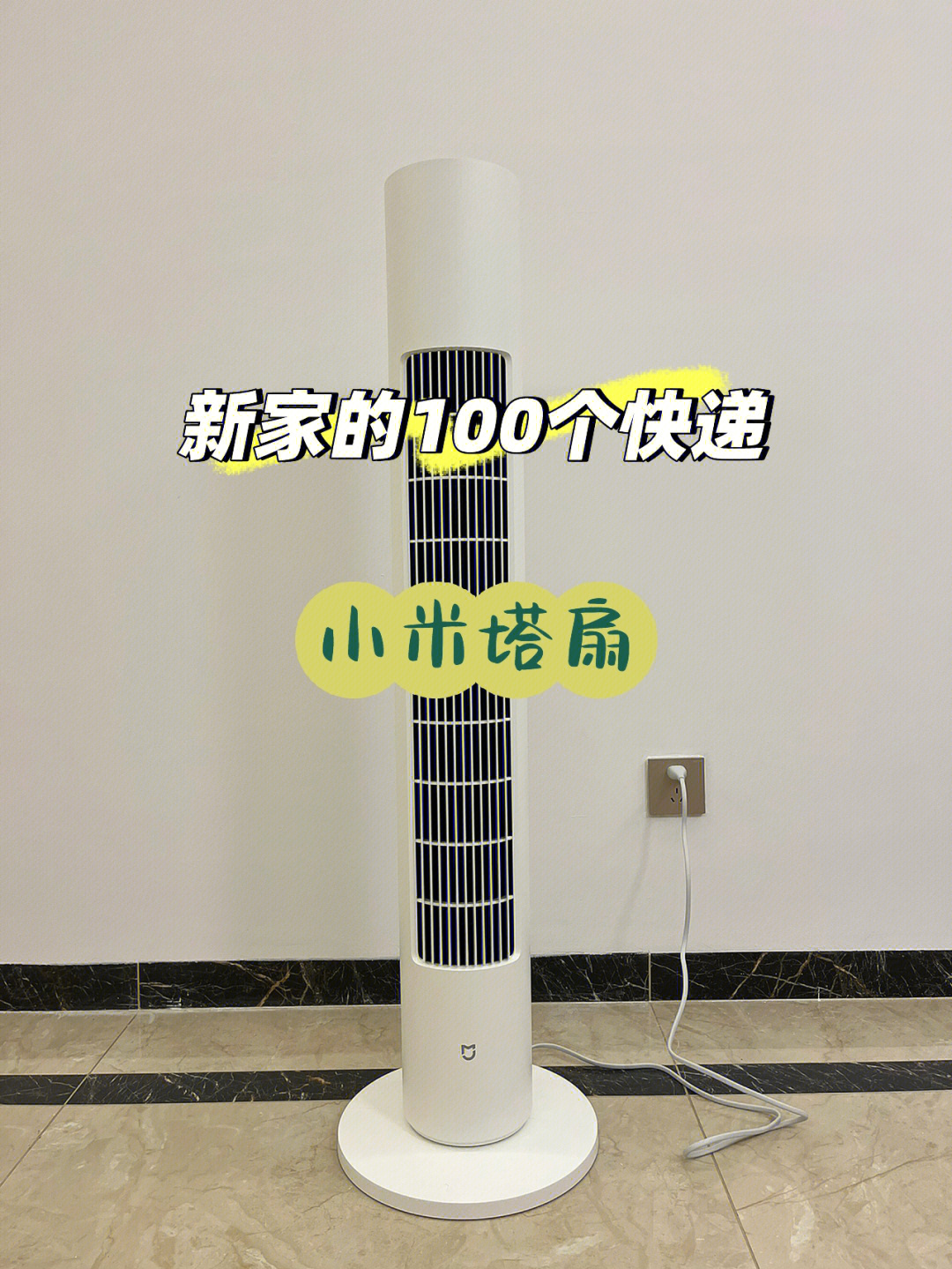 新家的100个快递4小米塔扇