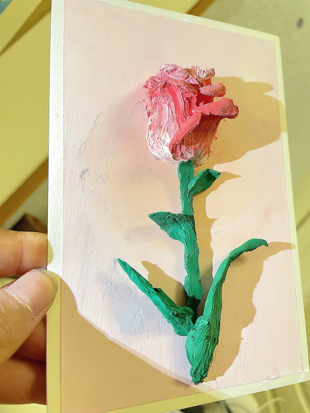 油画棒3d超立体画之玫瑰花