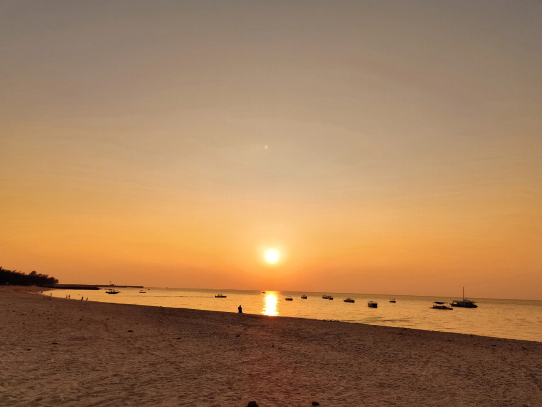 涠洲岛日落图片