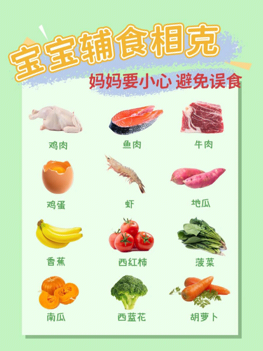 牛肉相克食物大全表图片