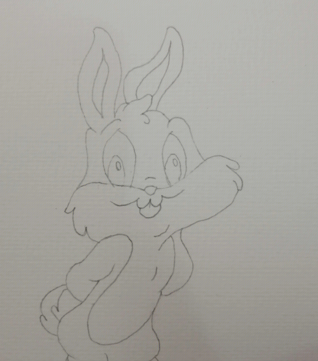一笔画小兔子怎么画图片