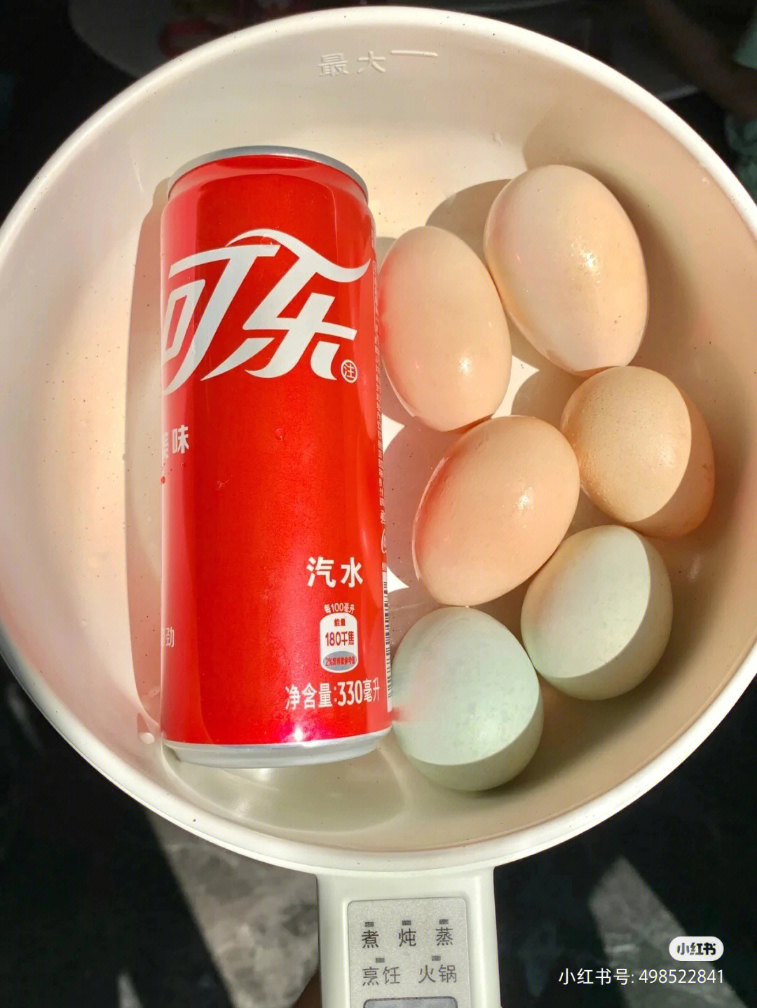 鸡蛋可乐实验图片