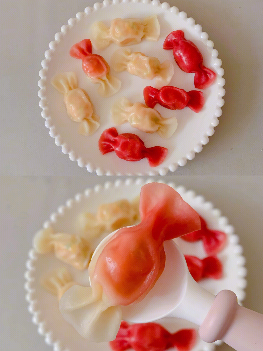 10m辅食宝宝版糖果小饺子鲜香可口