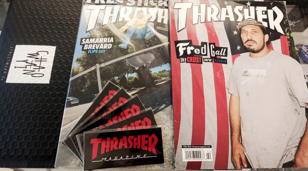 202212月最新一期thrasher滑板杂志已到店