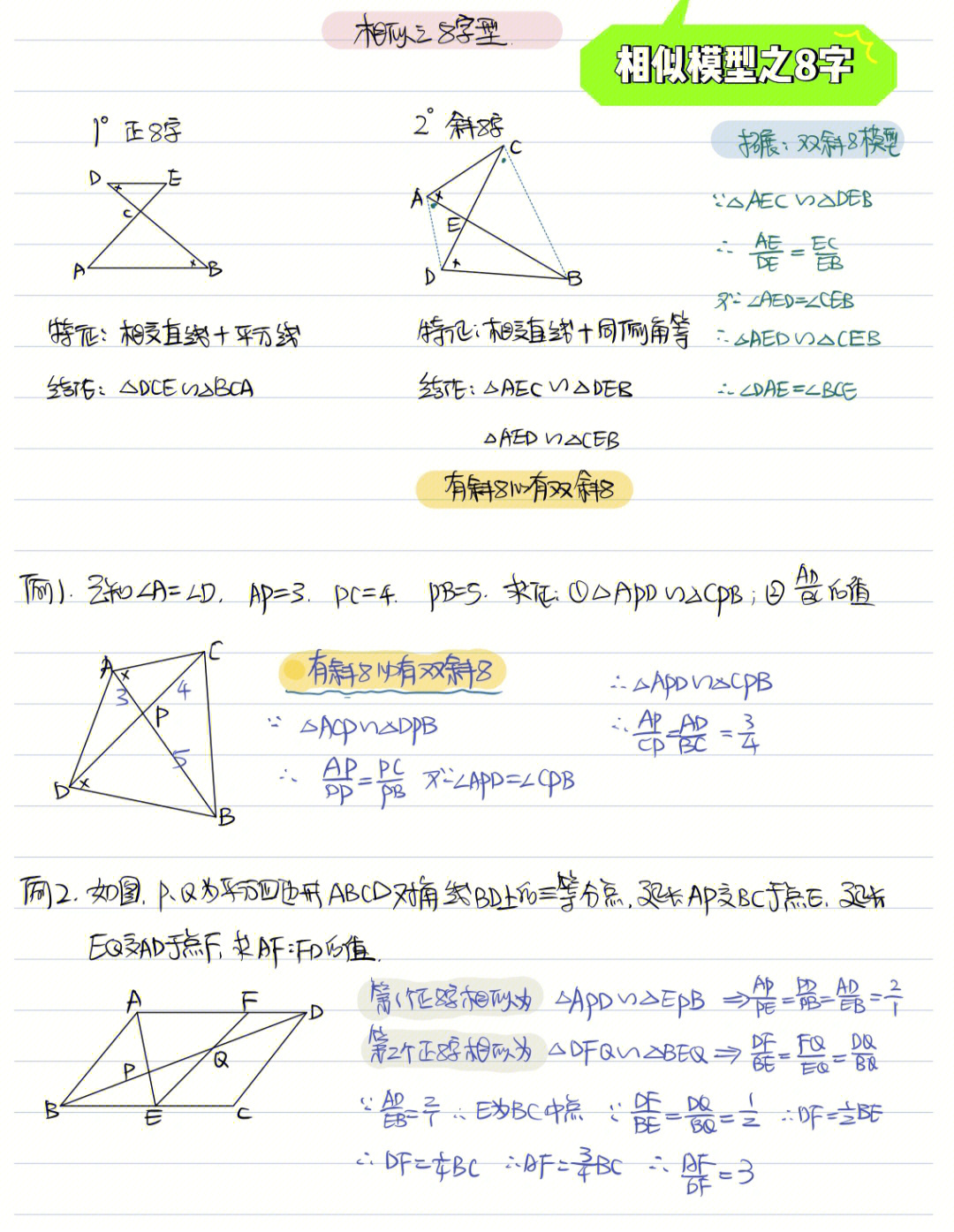 数学中的八字图的性质图片