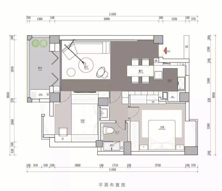 72平方自建房设计图图片