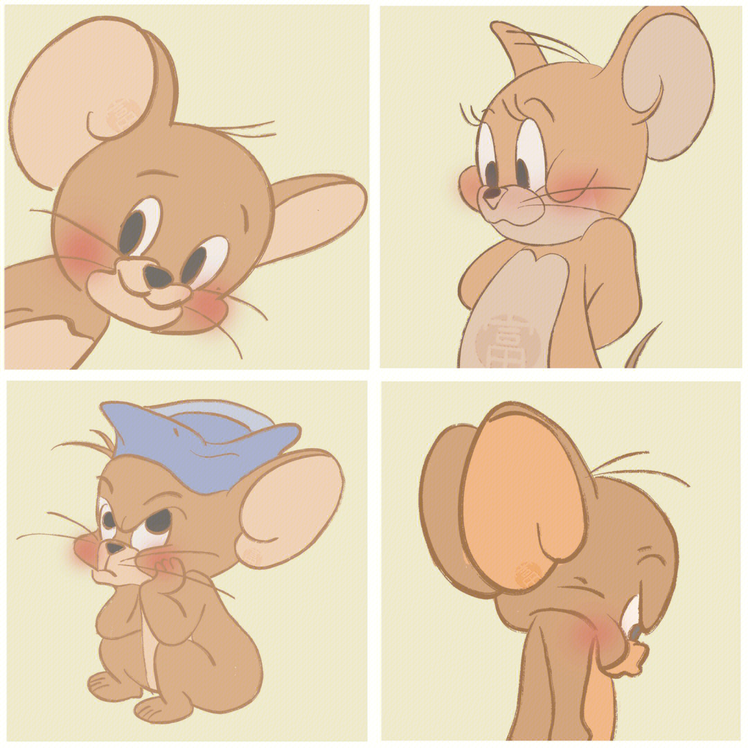 猫和老鼠4人兄弟头像图片