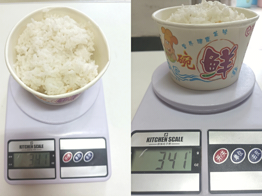 米饭热量测评超详细分解