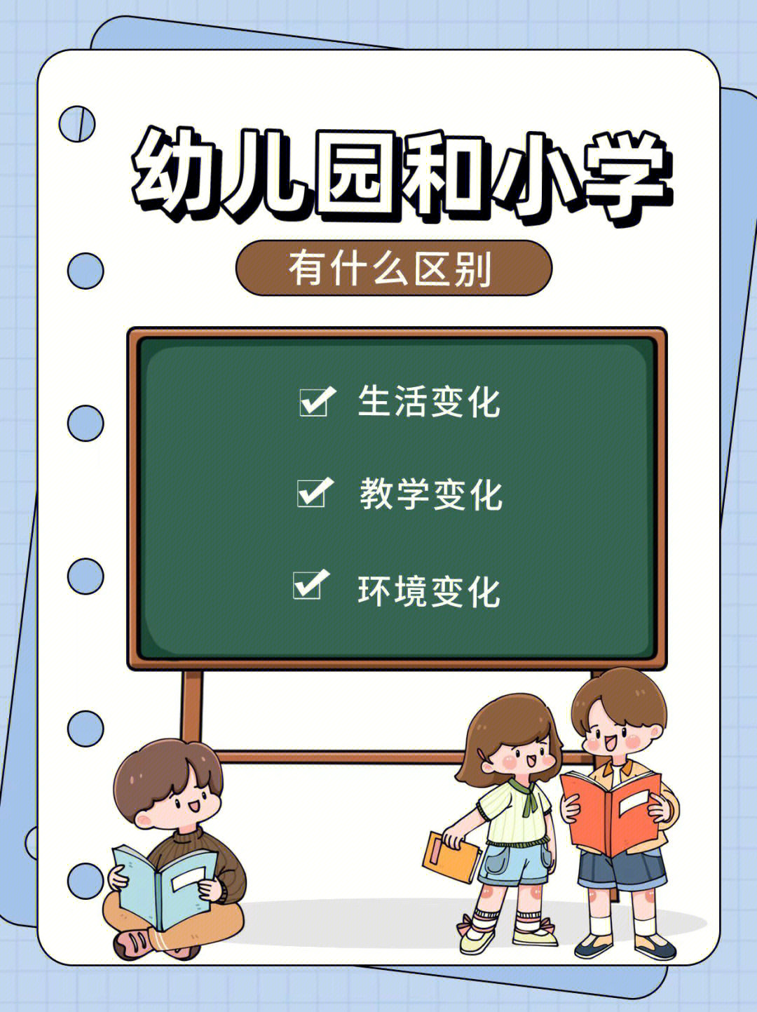 幼儿园和小学的相同点图片