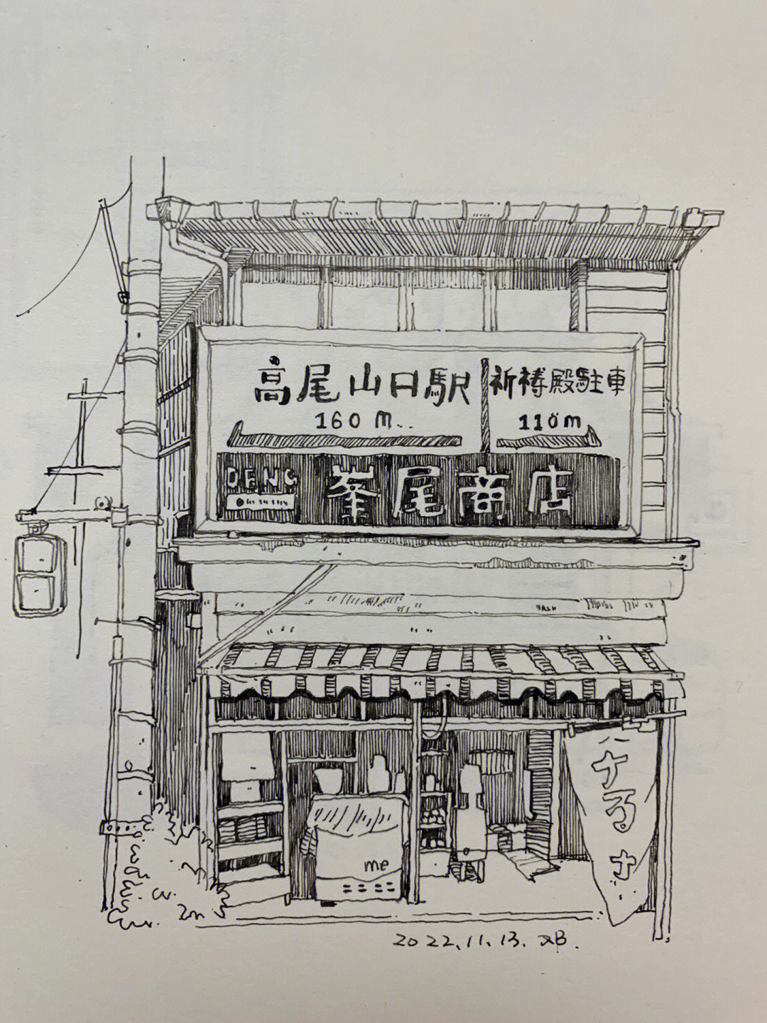 钢笔速写