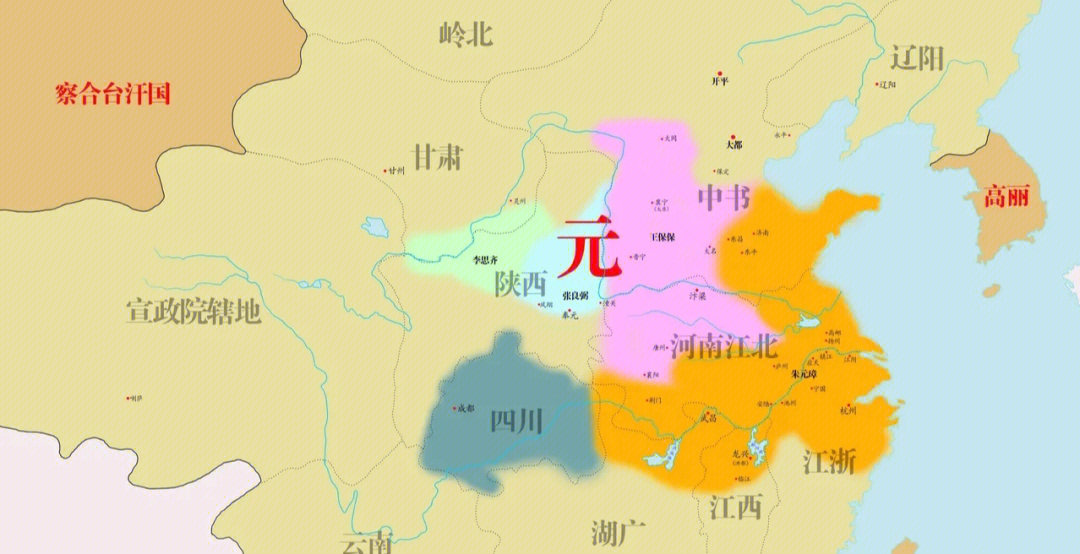 创业1364年元旦,朱元璋被百官推举为吴王,历史上称张士诚为东吴