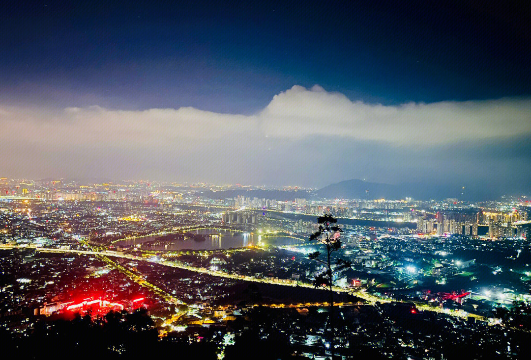 泉州夜景清源山南台岩