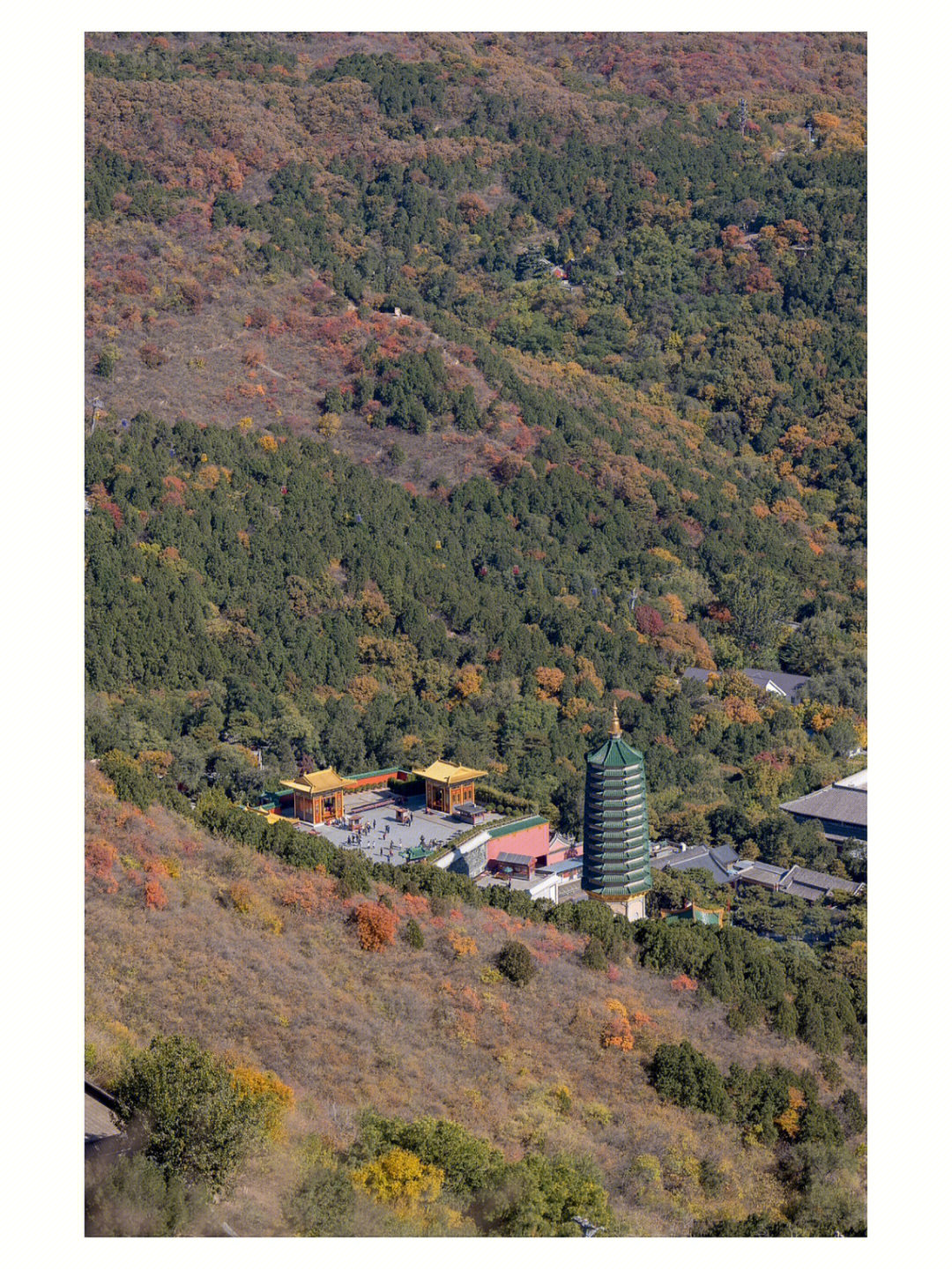 八大处山多高图片