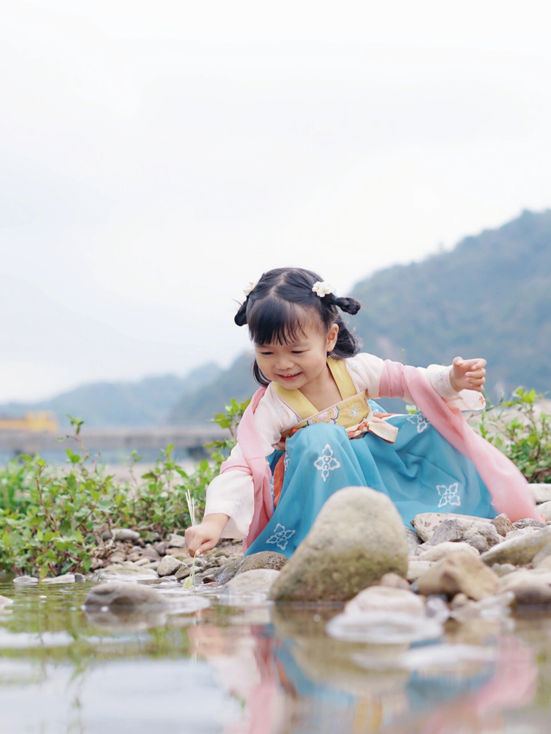 江南水都小孩图片