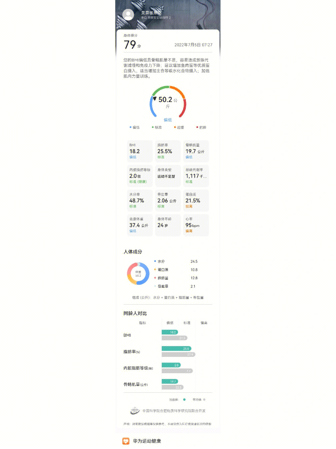 荣耀体脂秤说明书图片