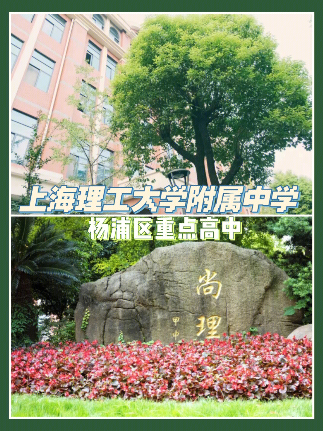 上海理工大学附属中学杨浦区重点高中之一