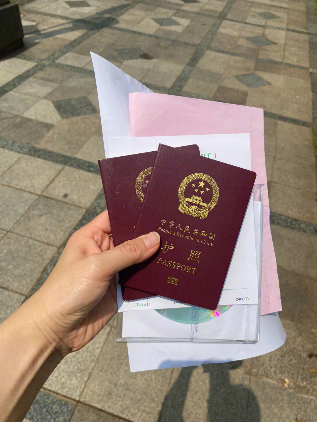 手持护照照片泄露图片