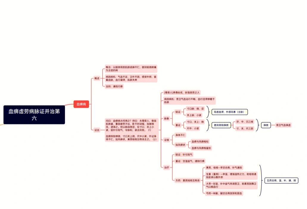 金匮要略全书思维导图图片