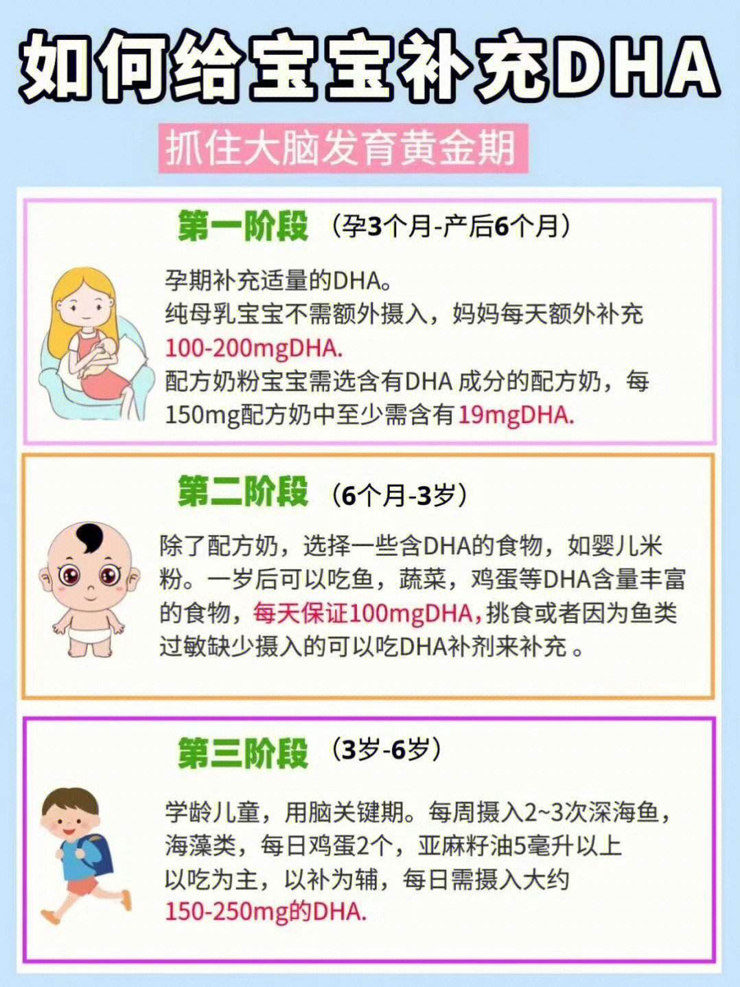 婴儿大脑发育顺序图图片